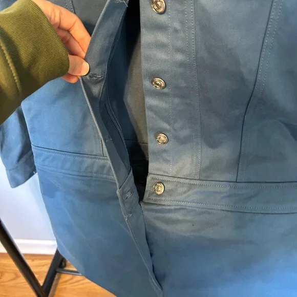 ZARA Denim Long Sleeve Mini Dress! - Picture 5 of 8